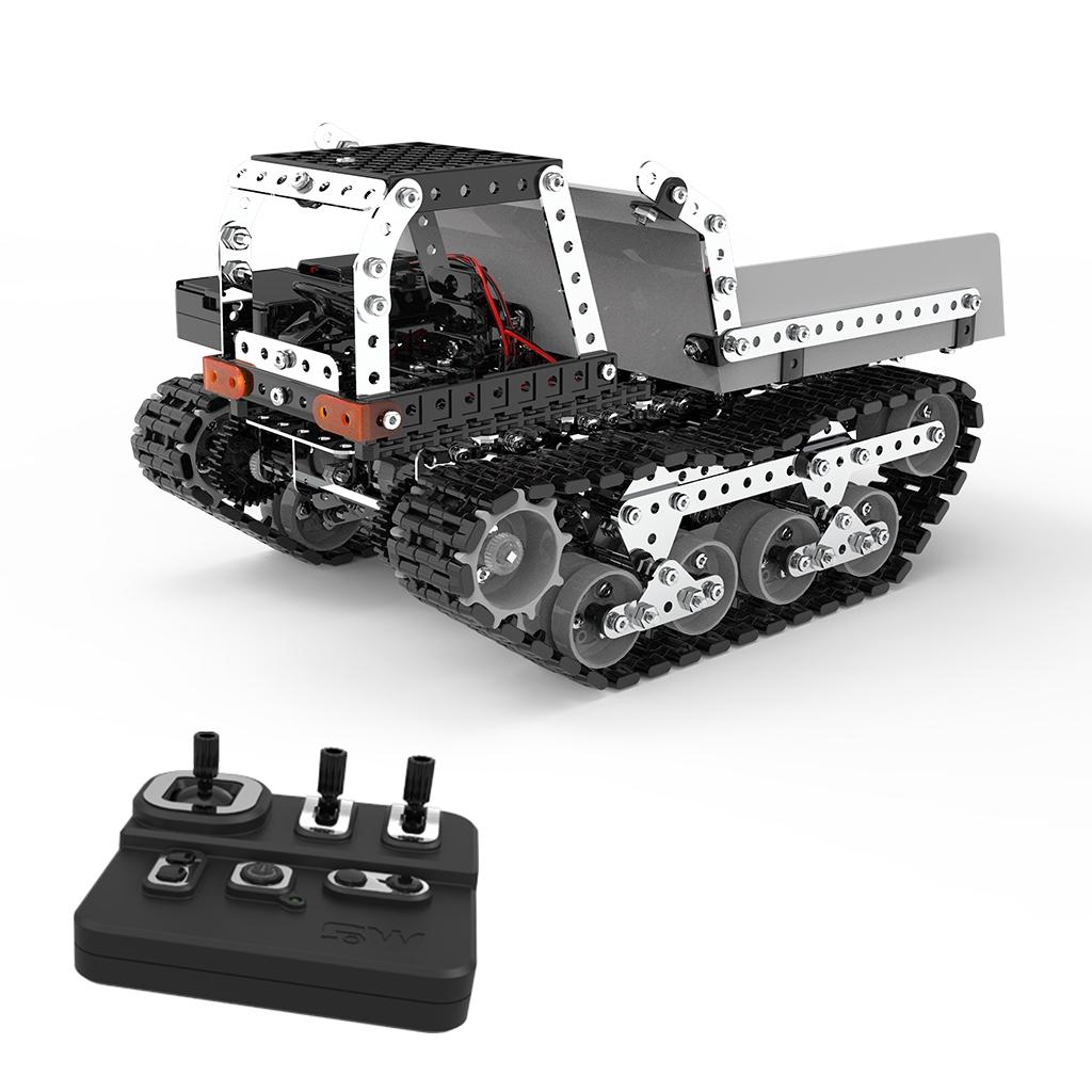 10 - Ch Remote Control Dump Truck Toy Diy Stainless Steel 2.4G Wireless - 1 Toy Chest Australia 1