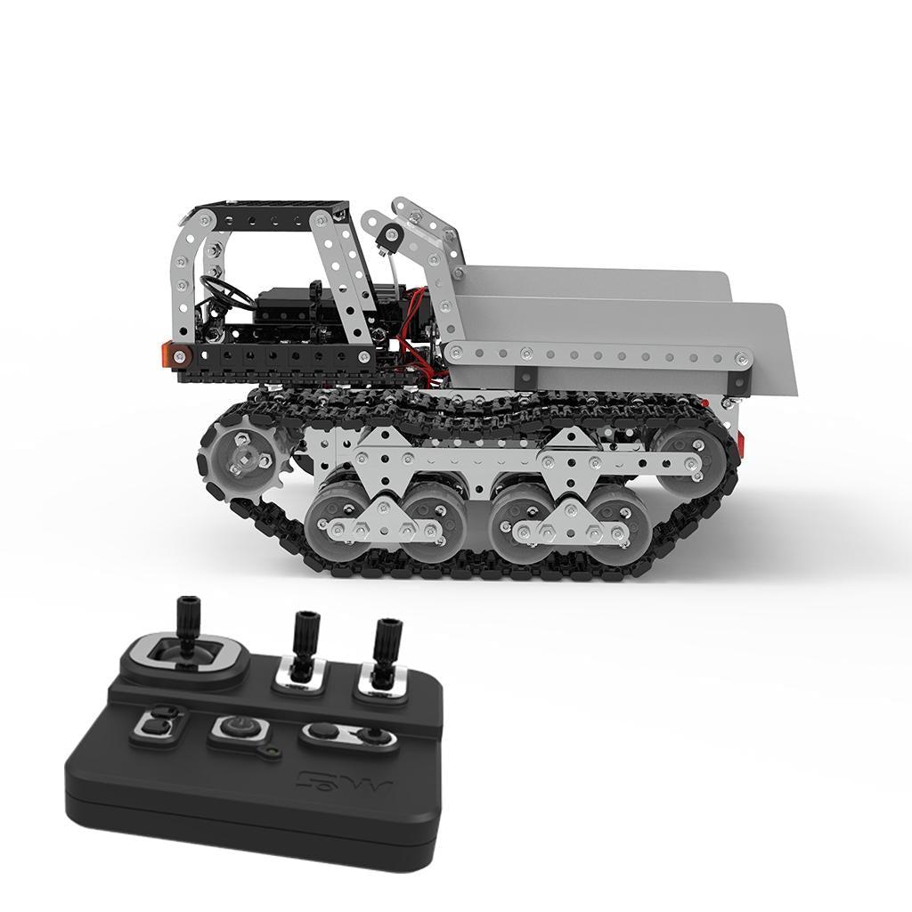 10 - Ch Remote Control Dump Truck Toy Diy Stainless Steel 2.4G Wireless - 1 Toy Chest Australia 2