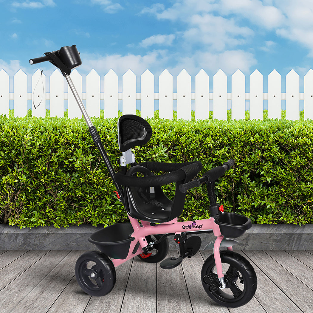 BoPeep Kids Tricycle Ride On Trike Toddler Pink-1942353263001210886