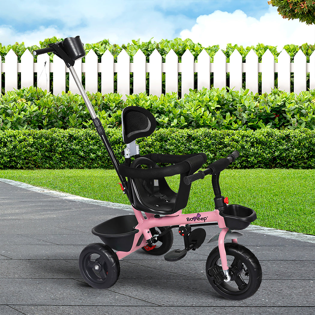 BoPeep Kids Tricycle Ride On Trike Toddler Pink-1942353263001210887