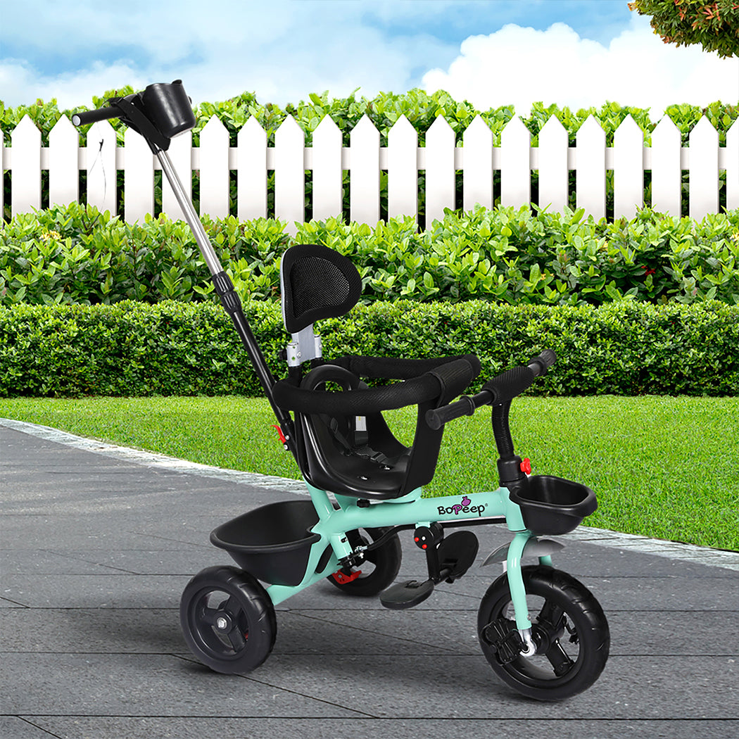 BoPeep Kids Tricycle Ride On Trike Toddler Green-1942353262757941255