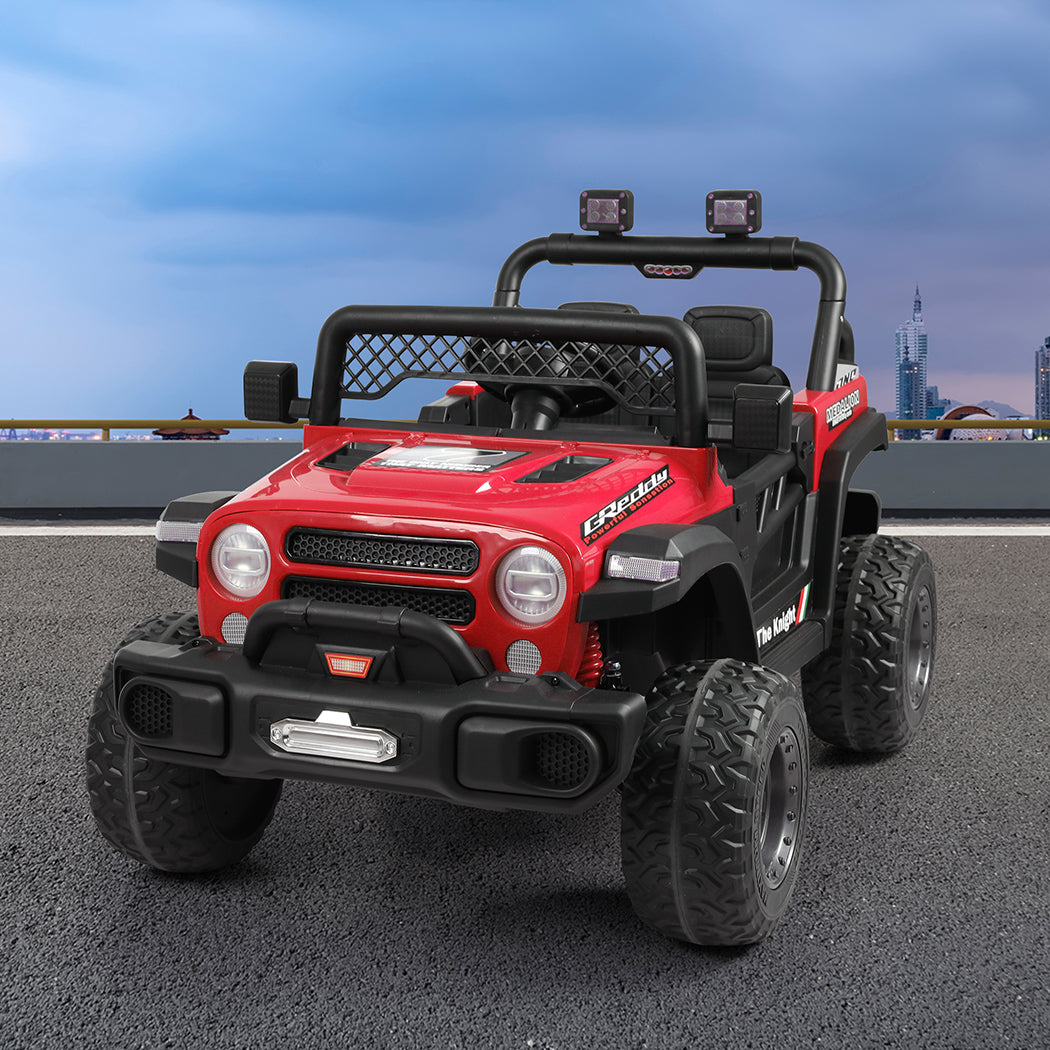 BoPeep Kids Ride On Car Electric Jeep Red-1942353272929128455