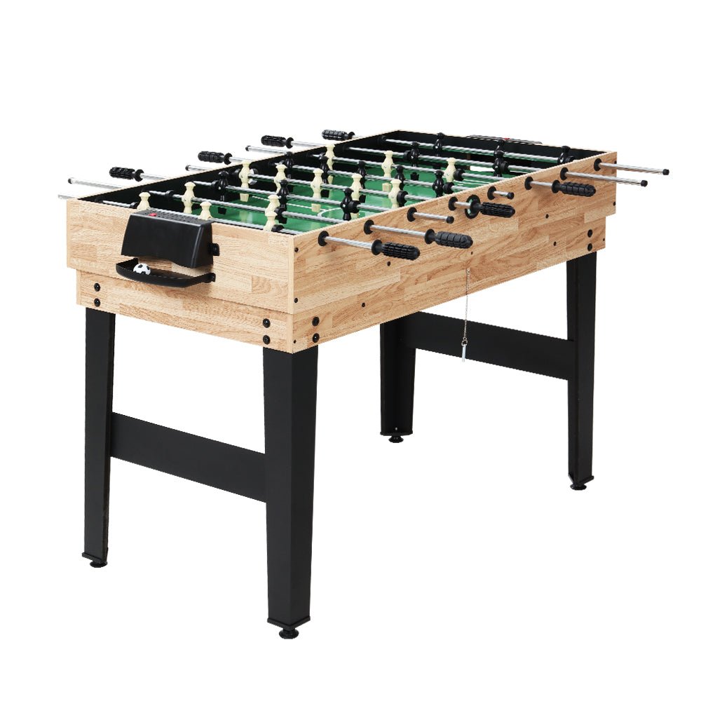 10 - in - 1 Games Table Soccer Foosball Pool Table Tennis Air Hockey Chess Cards