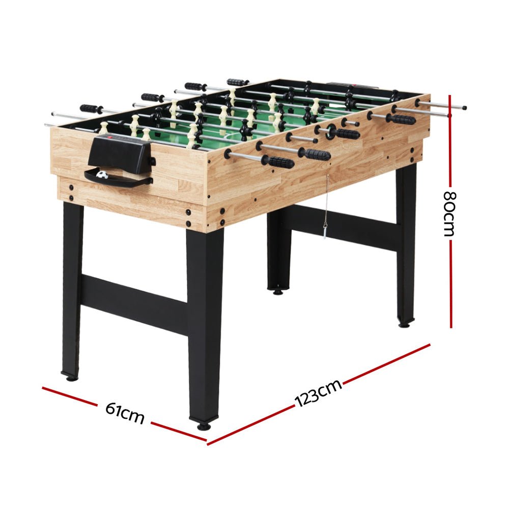 10 - in - 1 Games Table Soccer Foosball Pool Table Tennis Air Hockey Chess Cards