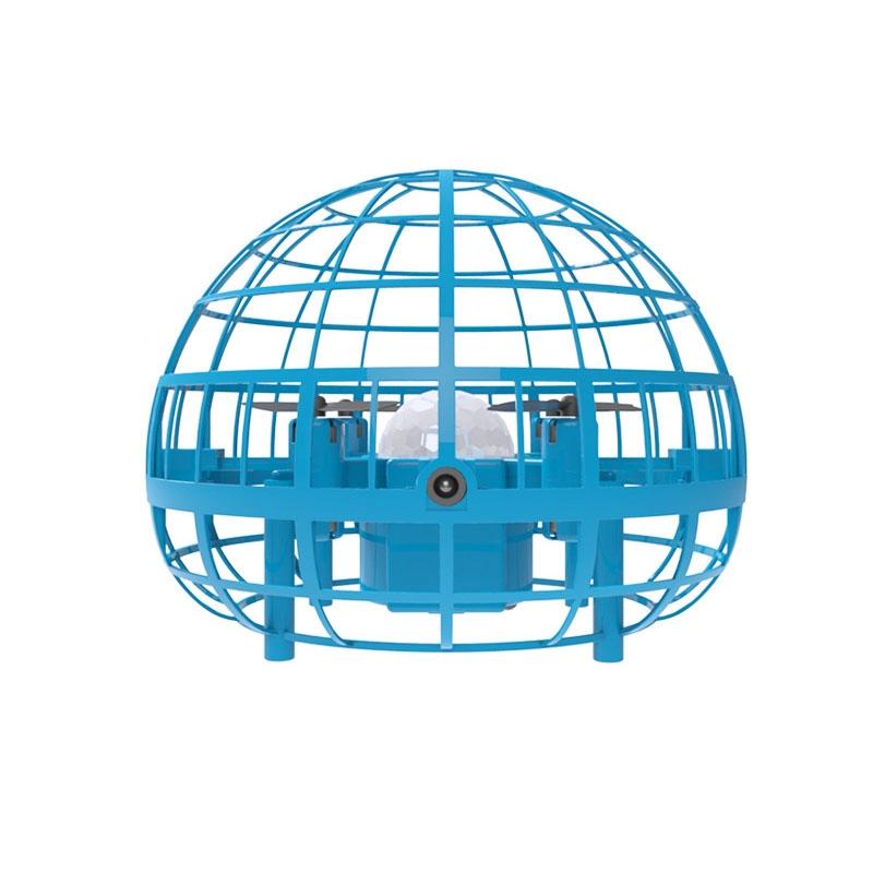Blue Remote Stunt Ball Toy For Kids - Suspended Four - Axis Aircraft - 1 Toy Chest Australia 1