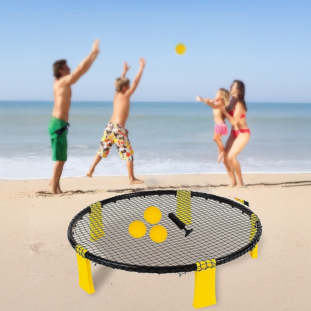 Mini Volleyball Set Outdoor Game Garden Beach Net Ball Kit Sport Toys - 9356516024018 Toy Chest Australia 2