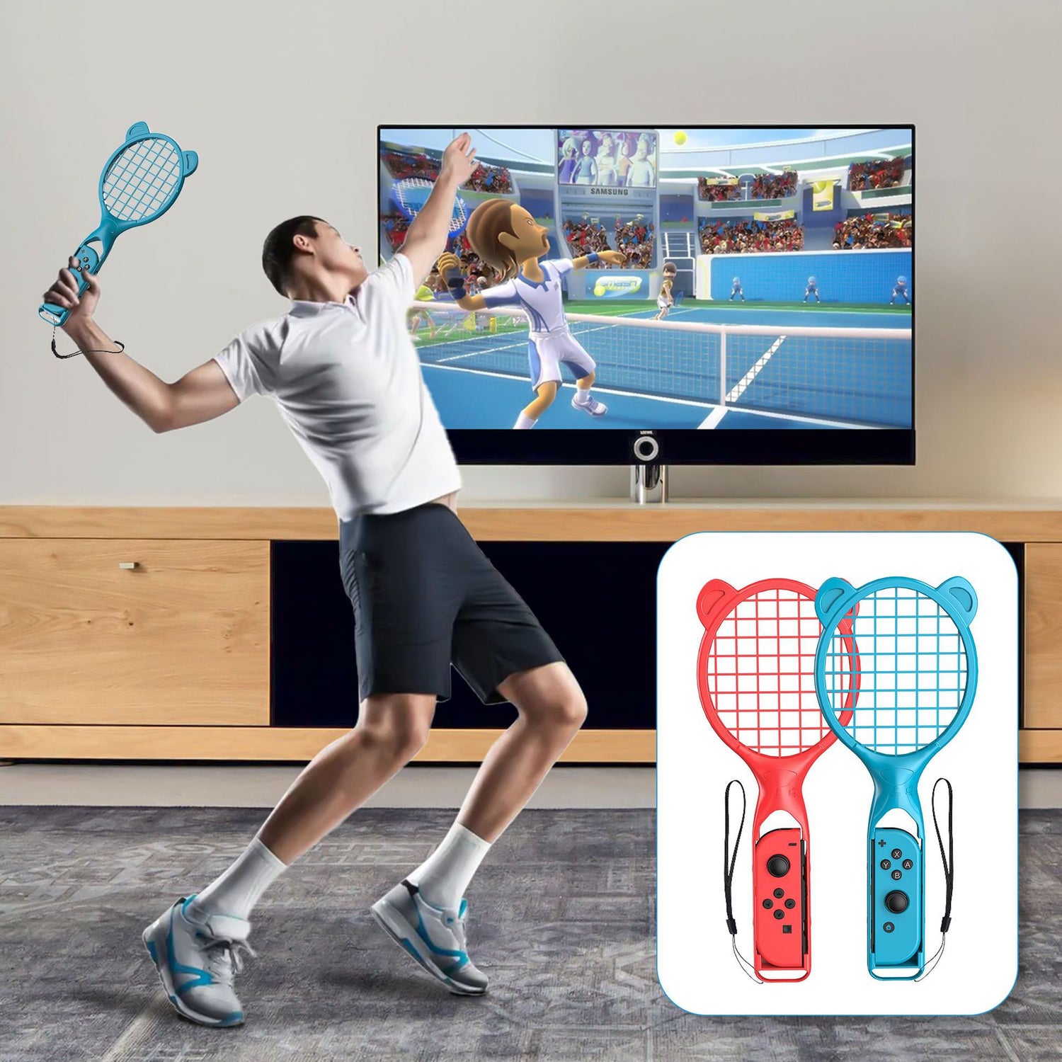 18 - in - 1 Motion - Sensing Sports Kit for Gaming Consoles - Tennis, Golf, and Fitness Accessories - N/A Toy Chest Australia 2
