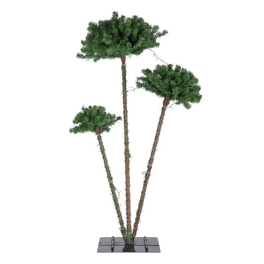 Jingle Jollys Christmas Tree 3 - in - 1 LED Xmas Palm Tree Party Decor 1.2/1.5/1.8M
