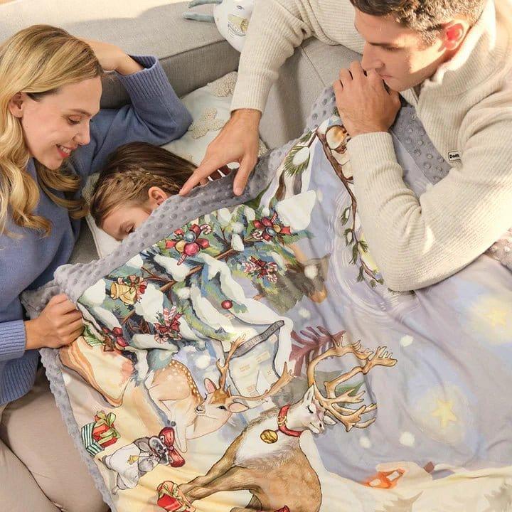 Domimia Thick Padded Minky Dot Cotton Kids Blanket 2.5tog - Limited Edition - '6973971184502 Toy Chest Australia 1