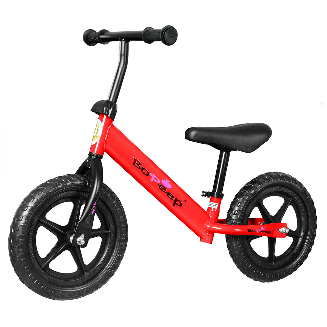 BoPeep Kids Balance Bike Ride On Toys Red-1942352907349397504