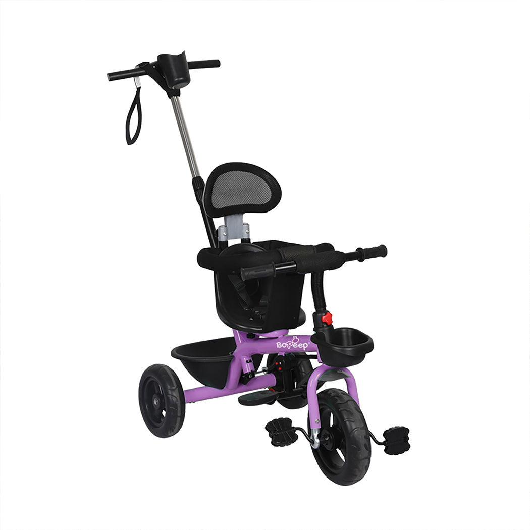BoPeep Kids Tricycle Ride On Trike Toddler Purple-1942353263185760256