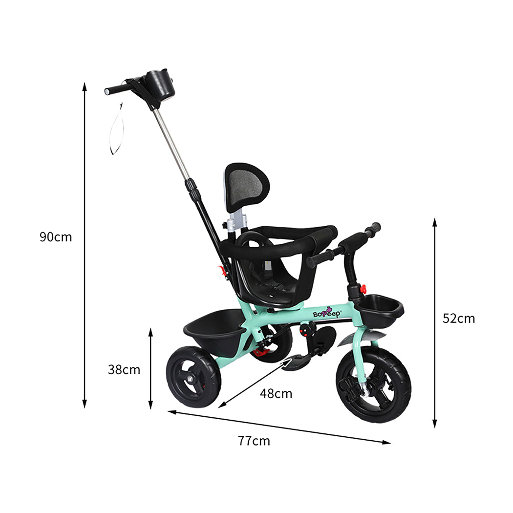 BoPeep Kids Tricycle Ride On Trike Toddler Green-1942353262757941250