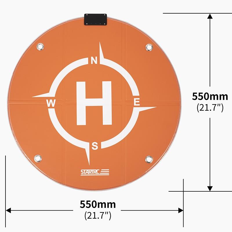 Waterproof 55Cm Led Drone Parking Apron For Dji Avata Mini 3 Pro Air 2S Mavic Air 2 Phantom 4