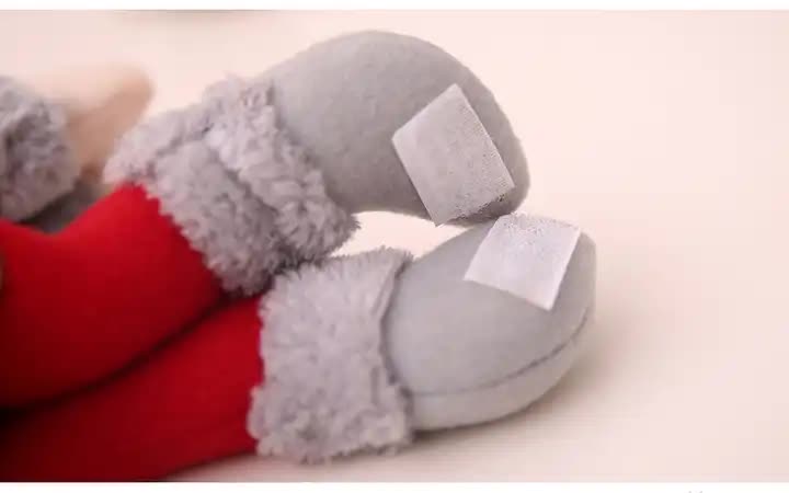 Reindeer Curtain Tieback - Festive Plush Christmas Curtain Holder for Holiday Decor 27*34cm 2 pcs