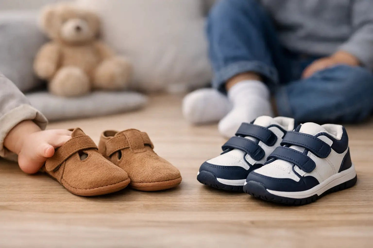 Soft Sole vs Hard Sole Shoes for Growing Feet - Toy Chest Australia