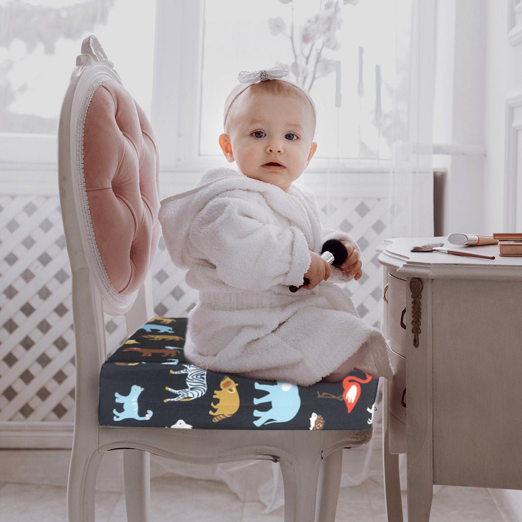 Kid Chair Cushion High Seat Pad Baby Black - '9356877001260 Toy Chest Australia 7
