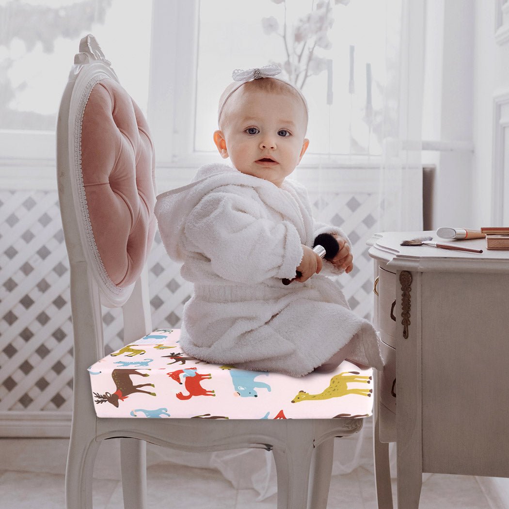Kid Chair Cushion High Seat Pad Baby Pink - '9356877014123 Toy Chest Australia 7