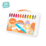 YPLUS METEOR Silky Gel Crayon Set 12 colours - '4711678080817 Toy Chest Australia 7