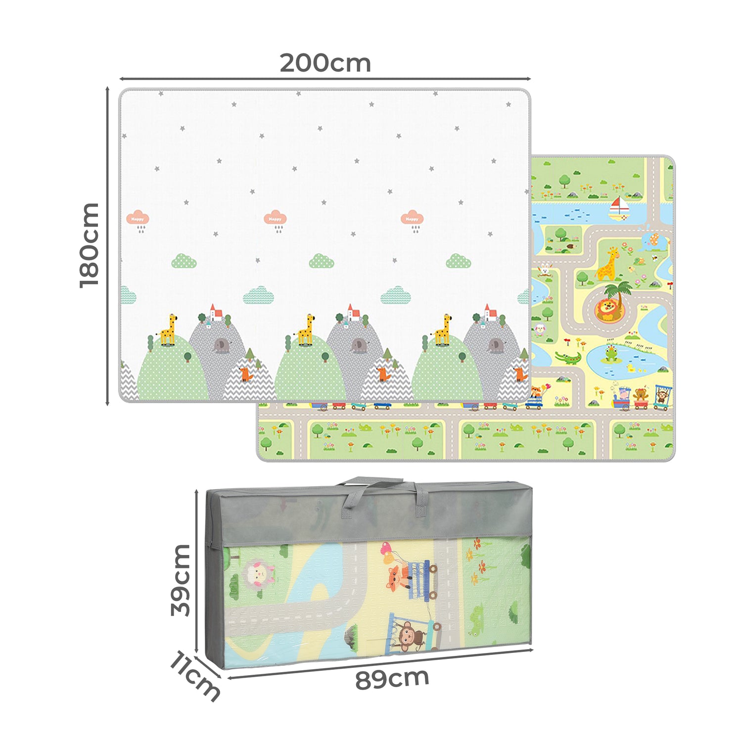 BoPeep Kids Play Mat Baby Crawling Pad - '9356877115196 Toy Chest Australia 2