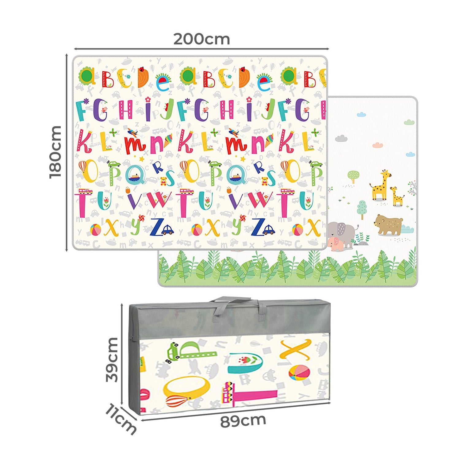 BoPeep Kids Play Mat Baby Crawling Pad - '9356877115219 Toy Chest Australia 2