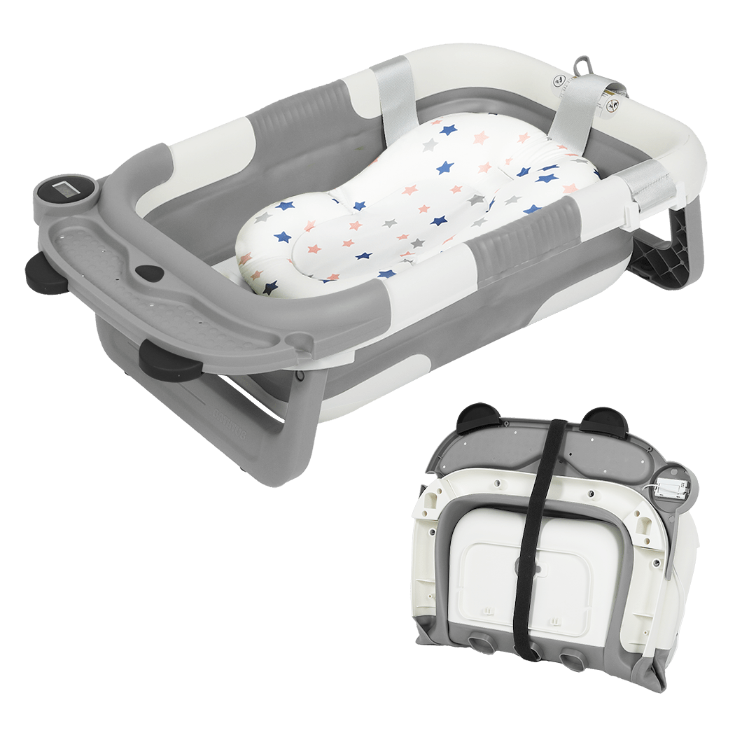 Bopeep Foldable Baby Bathtub 0 - 15months Gray - '9356877208188 Toy Chest Australia 8