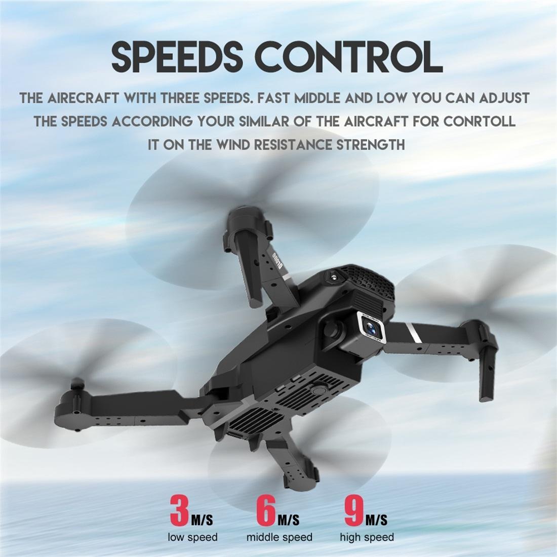 Foldable 4K Rc Quadcopter With Dual Hd Camera - Black - 1 Toy Chest Australia 3