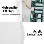 Leier Ceiling Light LED Round 54W Ultra - THIN 5CM Oyster Lamp Modern Cool/Warm