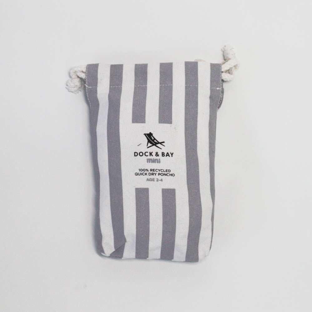 Dock & Bay: Poncho Mini Cabana Collection - Goa Grey Xs - 1 Toy Chest Australia 2