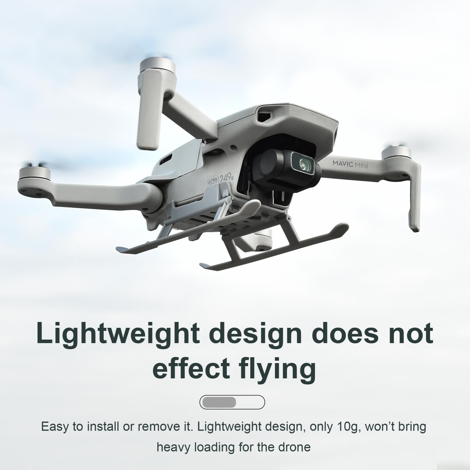 Shockproof Landing Gear Extender For Dji Mini 2 / Mavic Mini - 1 Toy Chest Australia 5