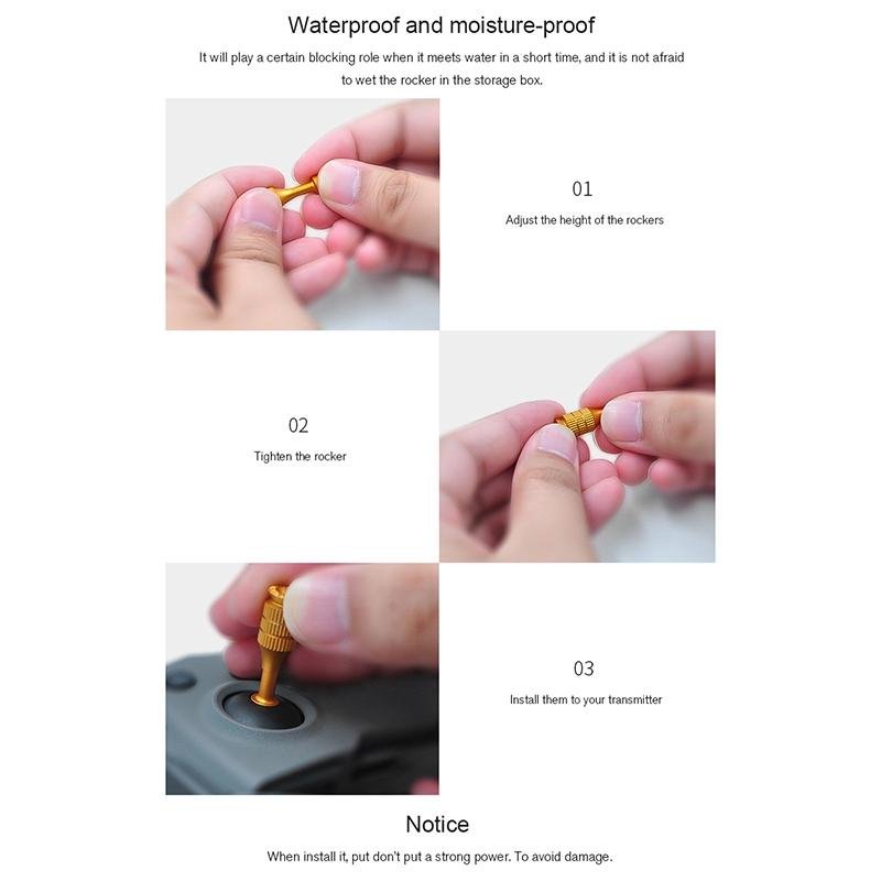 Retractable Aluminum Alloy Rocker For Dji Mavic 2 Pro / Air / Mini Drone Remote Control - 1 Toy Chest Australia 3