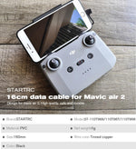 16Cm Dual Way Data Cable For Dji Mavic Air 2 - Type C / Usb - C To 8 Pin - 1 Toy Chest Australia 3