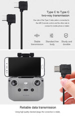 16Cm Dual Way Data Cable For Dji Mavic Air 2 - Type C / Usb - C To 8 Pin - 1 Toy Chest Australia 6