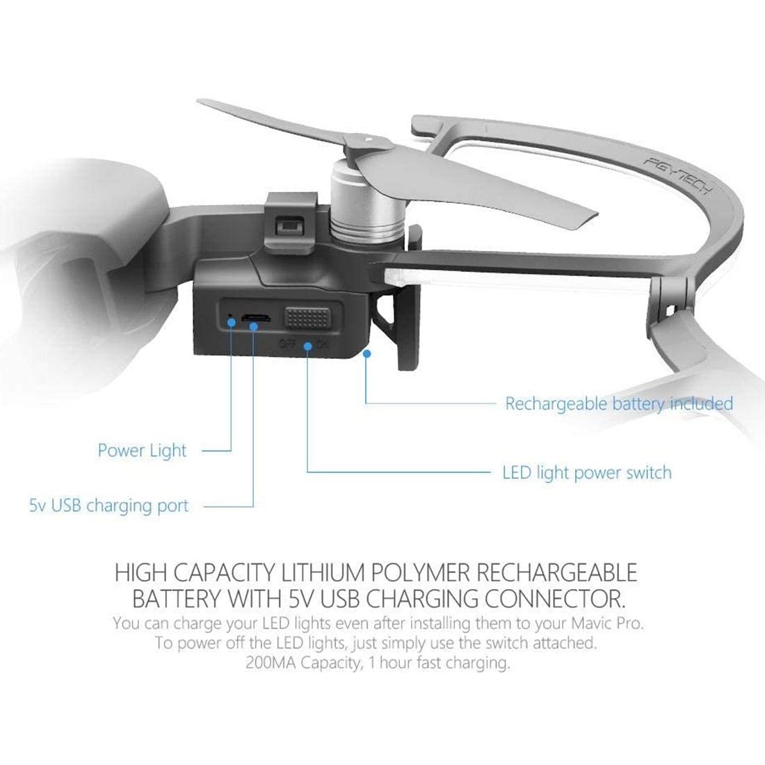 Lightweight Led Propeller Guard For Dji Mavic Air
