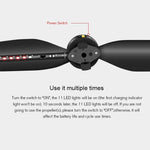 Foldable Led Propellers For Dji Mavic Air 2 - Editable Word Lamp - 1 Pair - 1 Toy Chest Australia 6