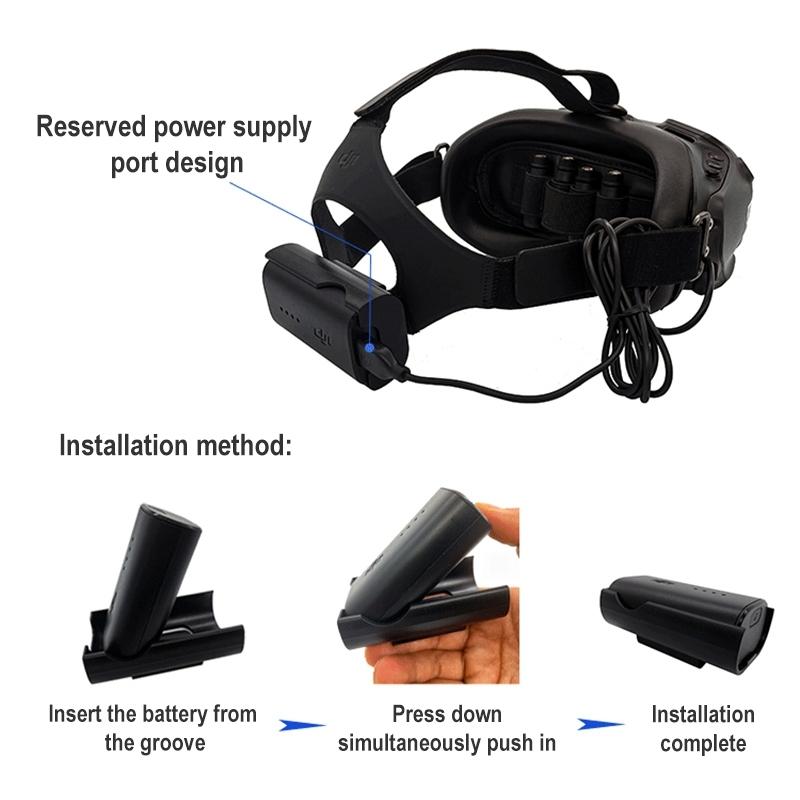 Charging Clip Bracket For Dji Fpv Goggles V2 - 1 Toy Chest Australia 4