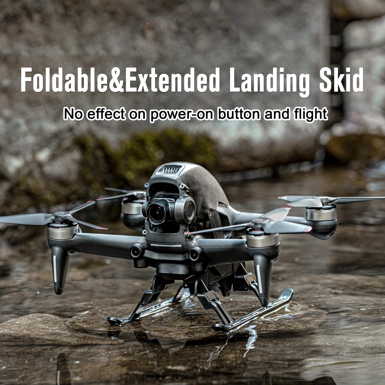 Foldable Quick Release Landing Gear For Dji Fpv - Heightened - 1 Toy Chest Australia 3