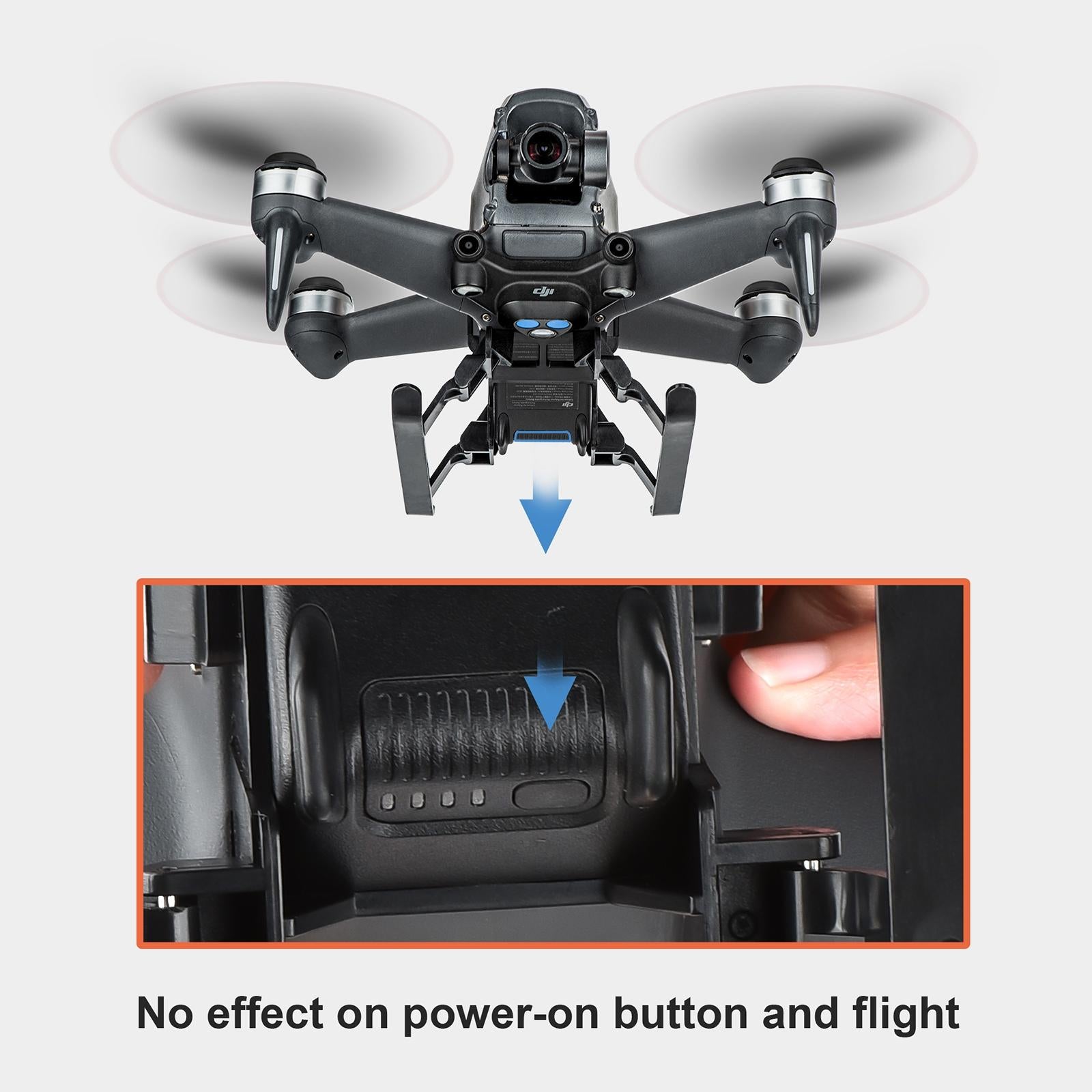 Foldable Quick Release Landing Gear For Dji Fpv - Heightened - 1 Toy Chest Australia 5