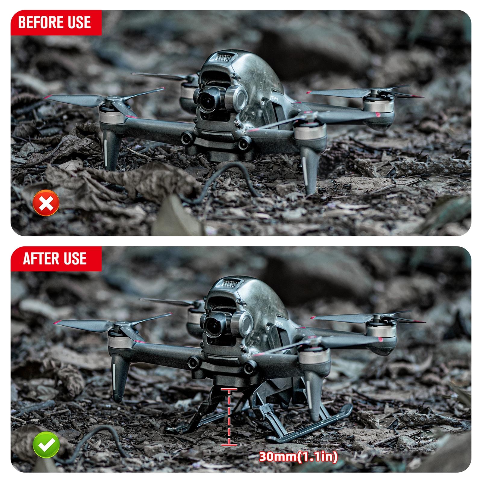 Foldable Quick Release Landing Gear For Dji Fpv - Heightened - 1 Toy Chest Australia 6