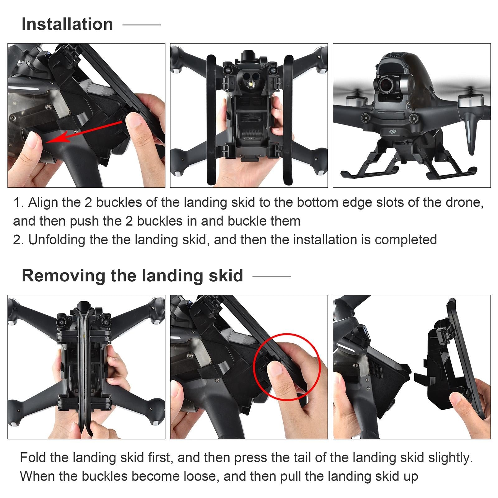 Foldable Quick Release Landing Gear For Dji Fpv - Heightened - 1 Toy Chest Australia 7