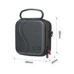 Portable Leather Storage Bag For Dji Om 5 - 20X18X6.5Cm - 1 Toy Chest Australia 2