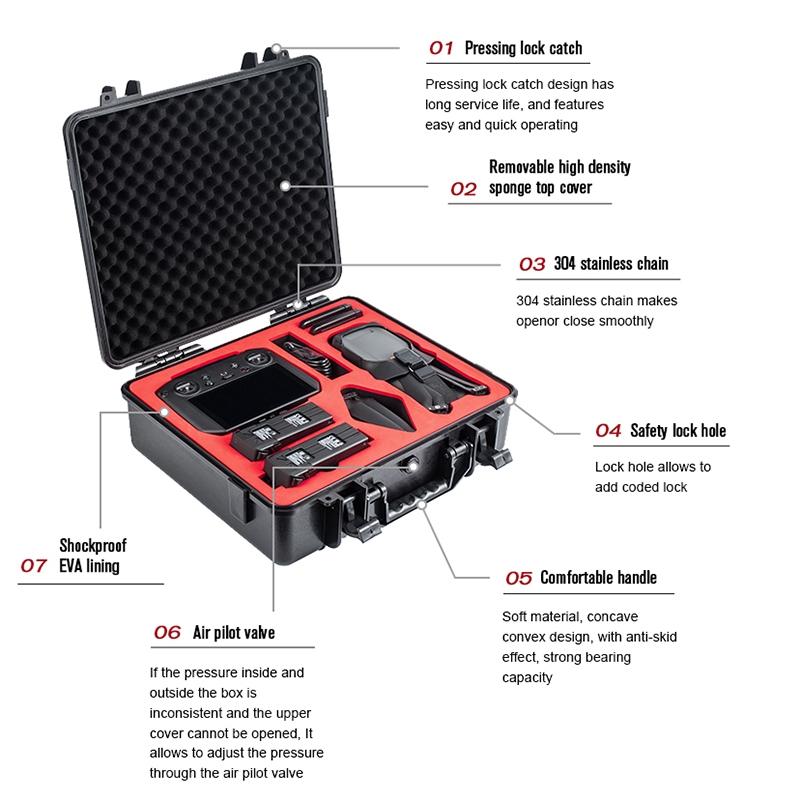 Waterproof Shockproof Suitcase For Dji Mavic 3 - Abs Material - 1 Toy Chest Australia 5