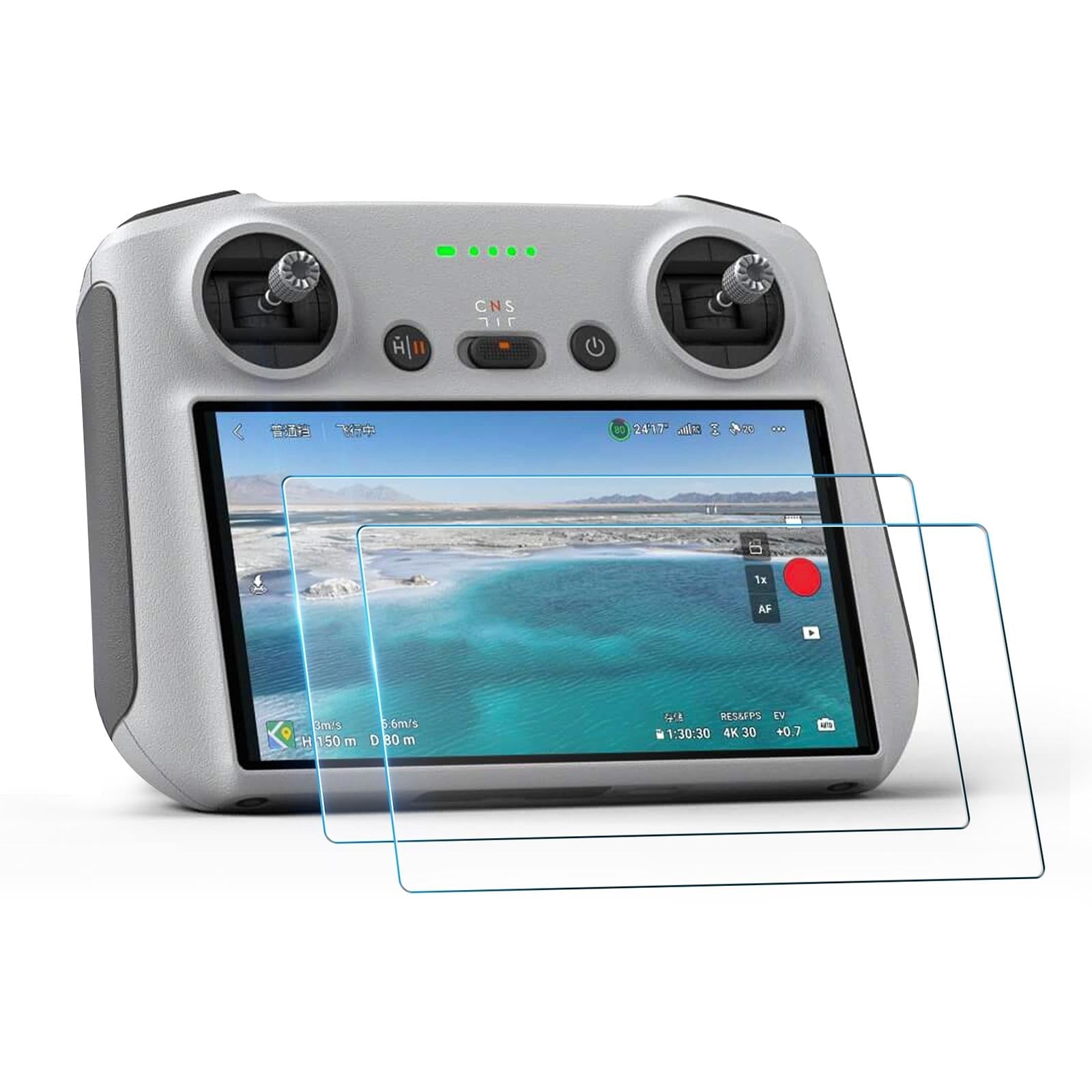 2 - Pack Tempered Glass Film For Dji Mini 3 Pro Remote - 9H 2.5D - 1 Toy Chest Australia 6