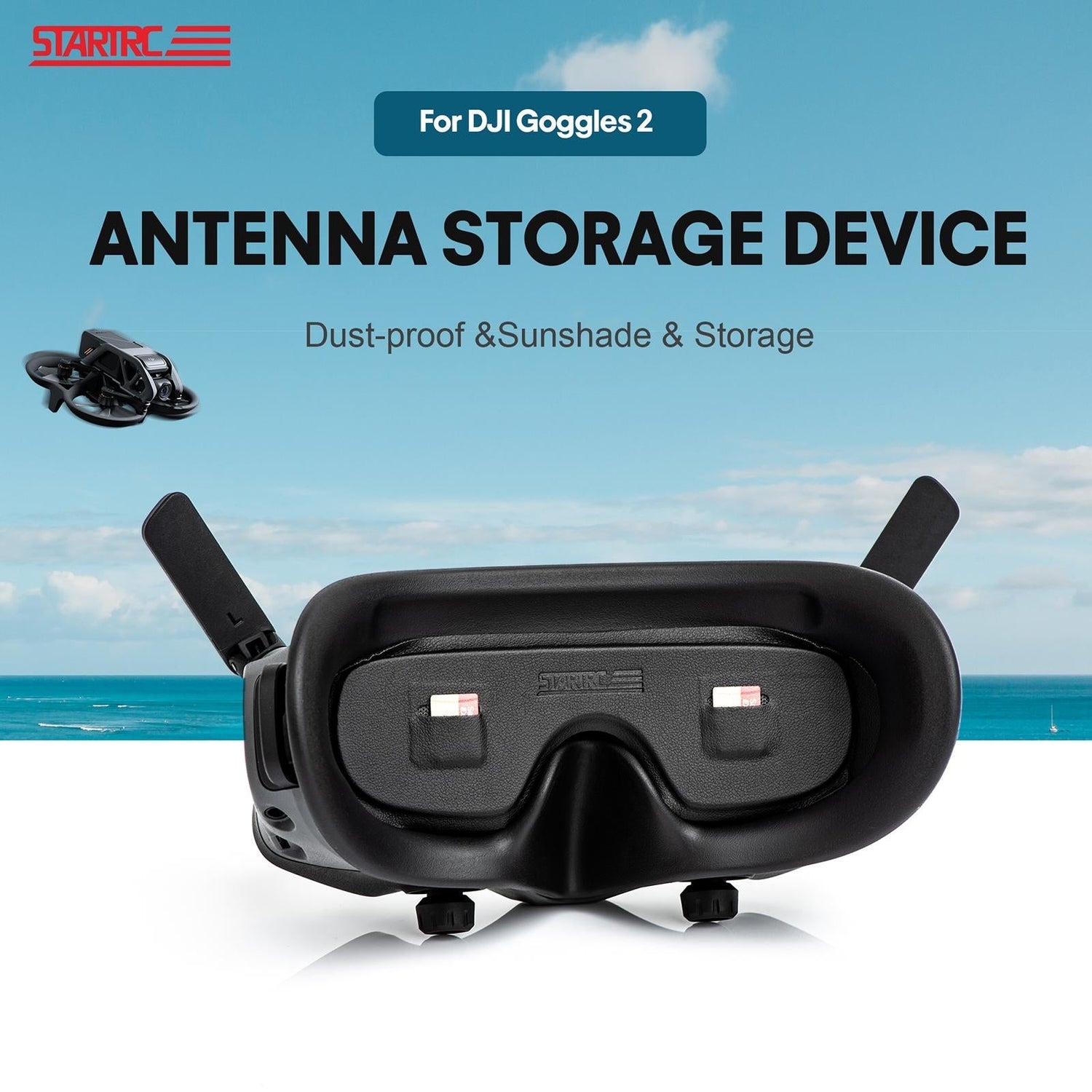 Dustproof Storage Holder For Dji Goggles 2 / Avata Goggles - Memory Card Lens And Antenna Cover - 1 Toy Chest Australia 1