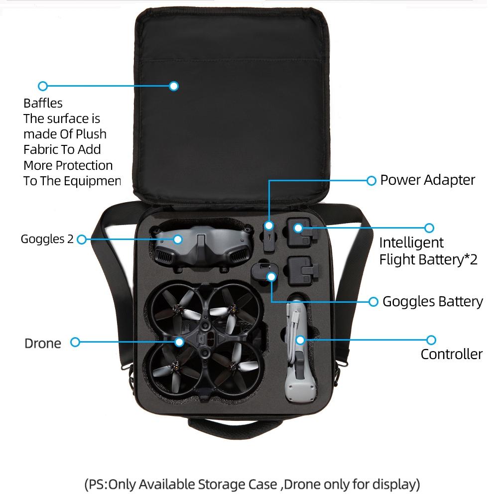 Single Shoulder Storage Bag For Dji Avata - Portable Carry Box - 1 Toy Chest Australia 5