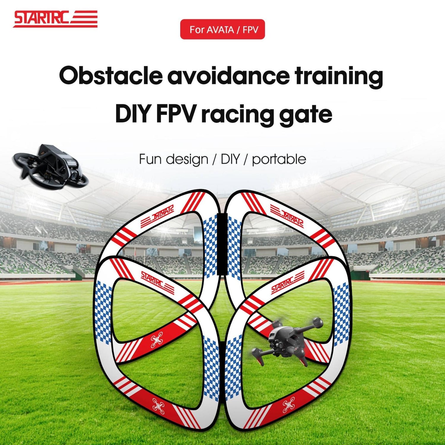 5 - In - 1 Drone Obstacle Course With Gate And Gantry - 1 Toy Chest Australia 1