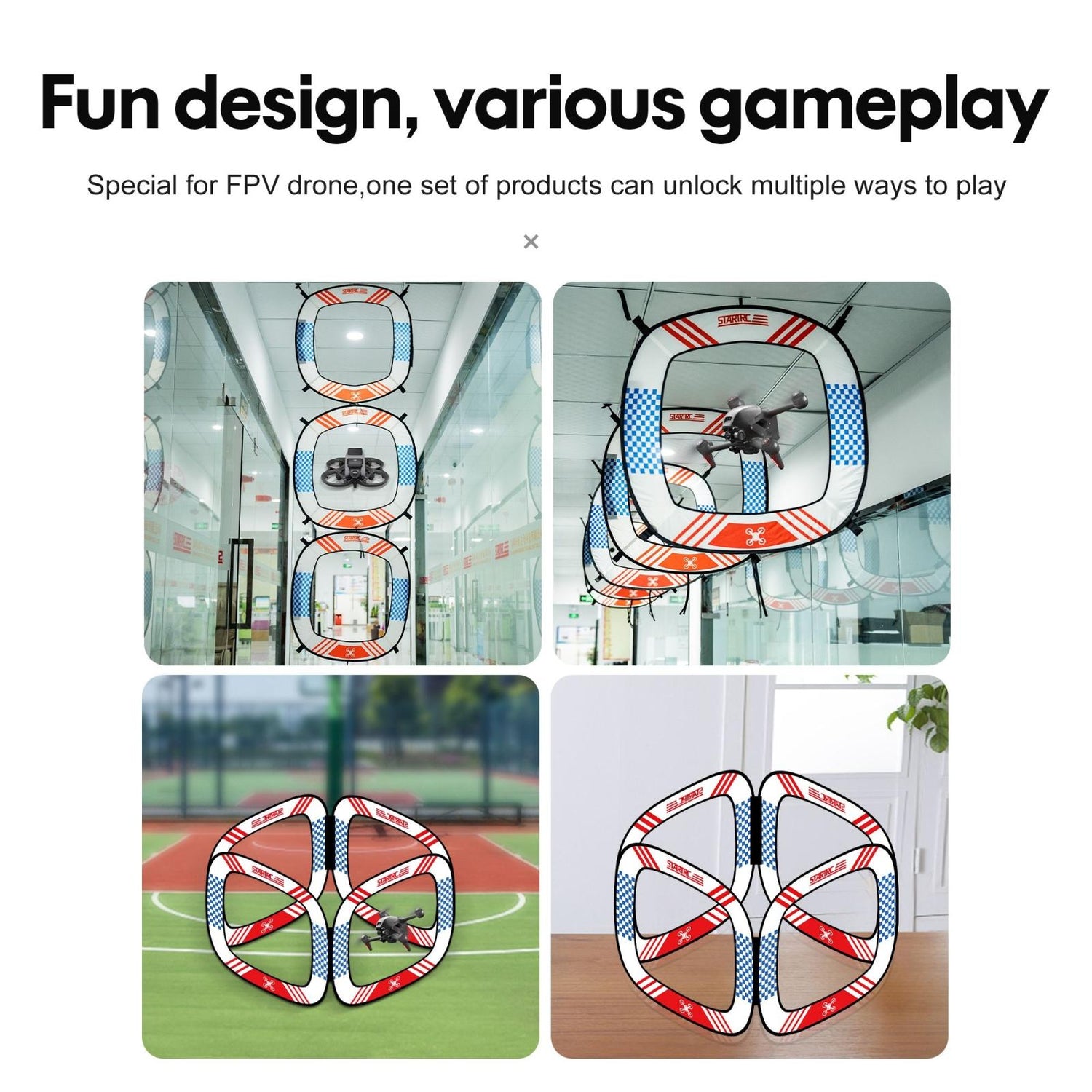 5 - In - 1 Drone Obstacle Course With Gate And Gantry - 1 Toy Chest Australia 2