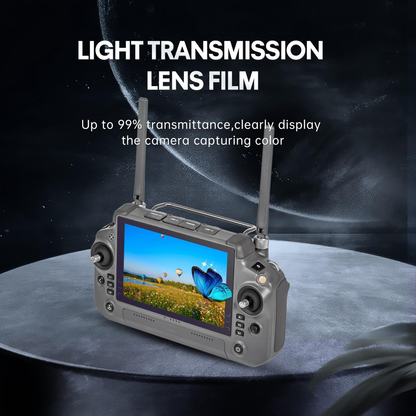 2 - Pack Tempered Glass Film For Dji Rc Plus - Screen Eye Protection - 1 Toy Chest Australia 5