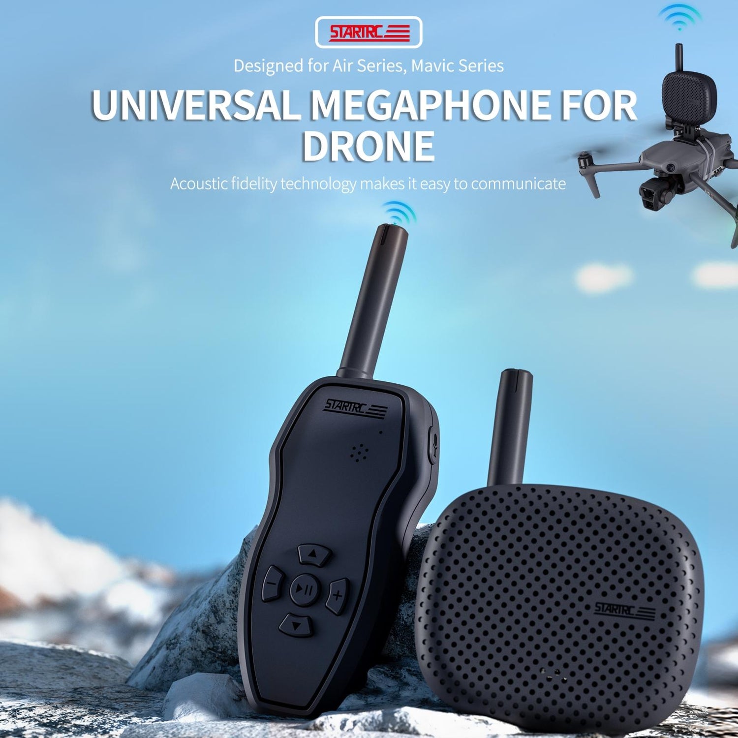 Wireless Drone Megaphone Speaker For Dji Mavic Air / Mini - 3Km Control - 1 Toy Chest Australia 1