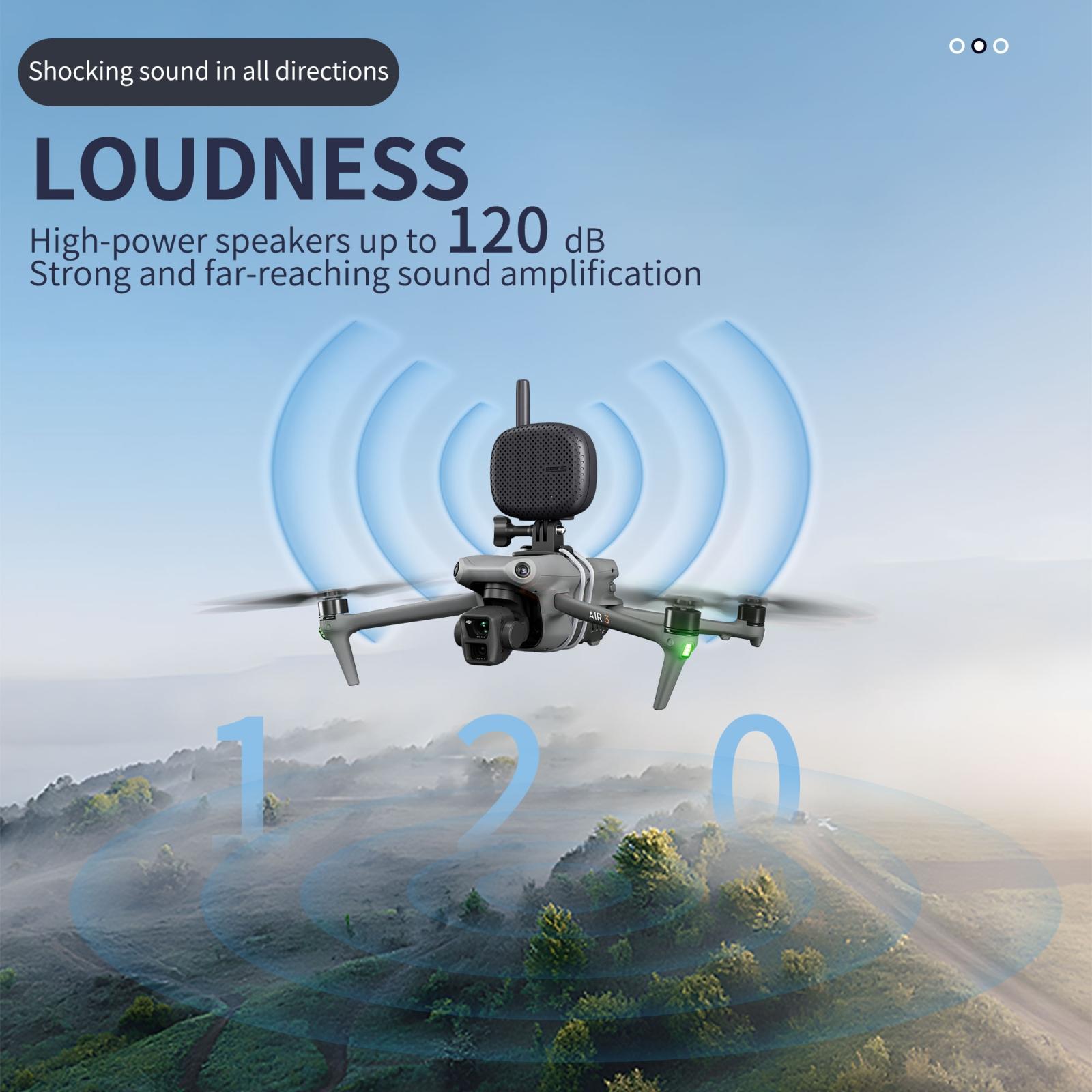 Wireless Drone Megaphone Speaker For Dji Mavic Air / Mini - 3Km Control - 1 Toy Chest Australia 3
