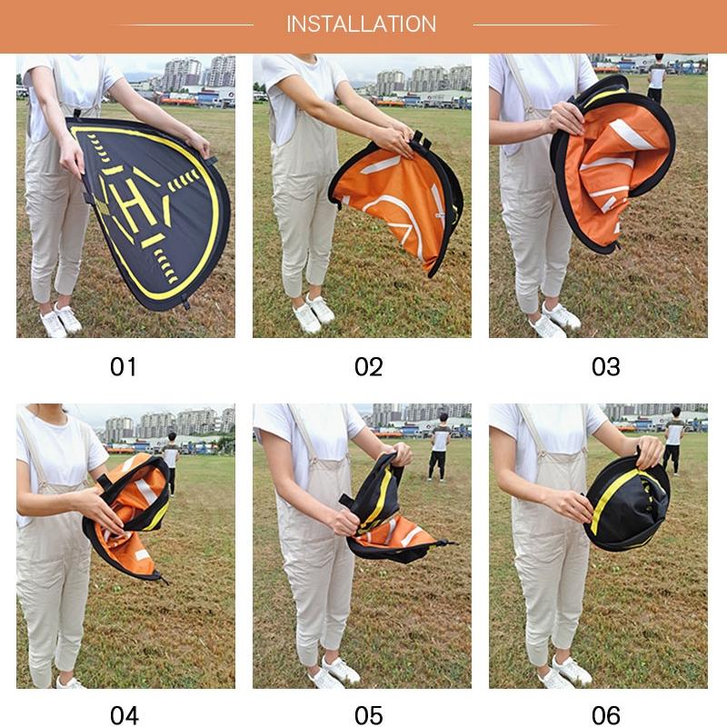 Portable Landing Pad For Dji Mavic Mini / Air 2 Drones - Fast Fold 56Cm